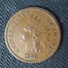 1880    INDIAN HEAD CENT     **    FREE SHIPPING  C2743