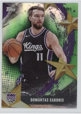 2025-26 Topps Stars of NBA Green Rainbow 25/99 Domantas Sabonis #SA-21 8d2