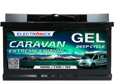 Electronicx Caravan EXTREME Edition GEL Batterie 100 AH 12V Wohnmobil Boot Verso - Bild 1 von 4
