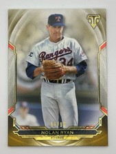 2019 TOPPS TRIPLE THREAD NOLAN RYAN #23 GOLD /50 TEXAS RANGERS