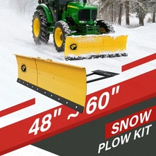 Kit for ATV UTV Snow Plow Kit 60'' Steel Blade Complete Universal Mount Package