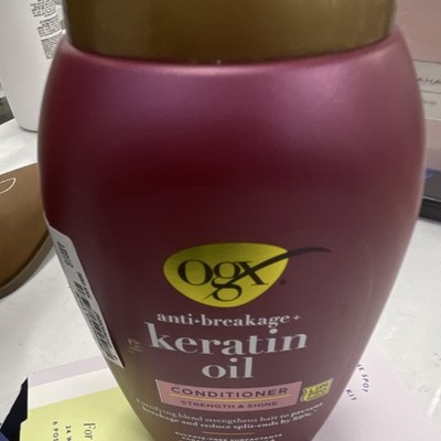 OGX Anti-Breakage Keratin Oil Sulfate-Free Conditioner Strengthening Shine