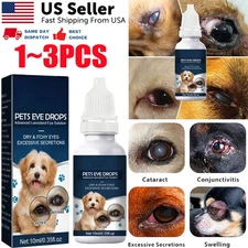 Eye Drops for Pets Bacterial,Viral and Fungal & Infections Dog Cat Treatment US