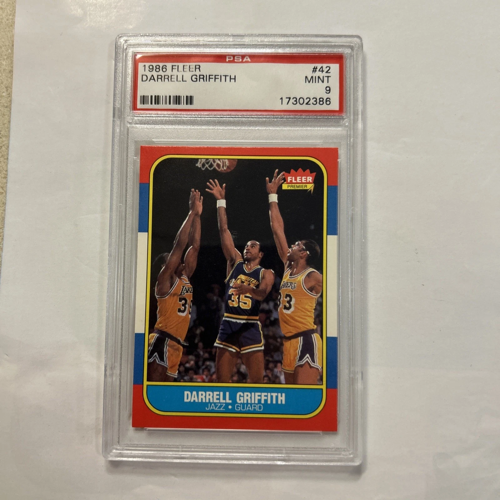 Darrell Griffith trading card