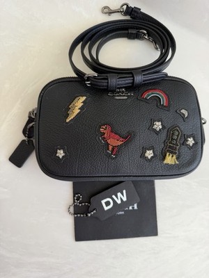 COACH BLACK REXY SOUVENIR SMALL CROSSBODY 57866 | eBay