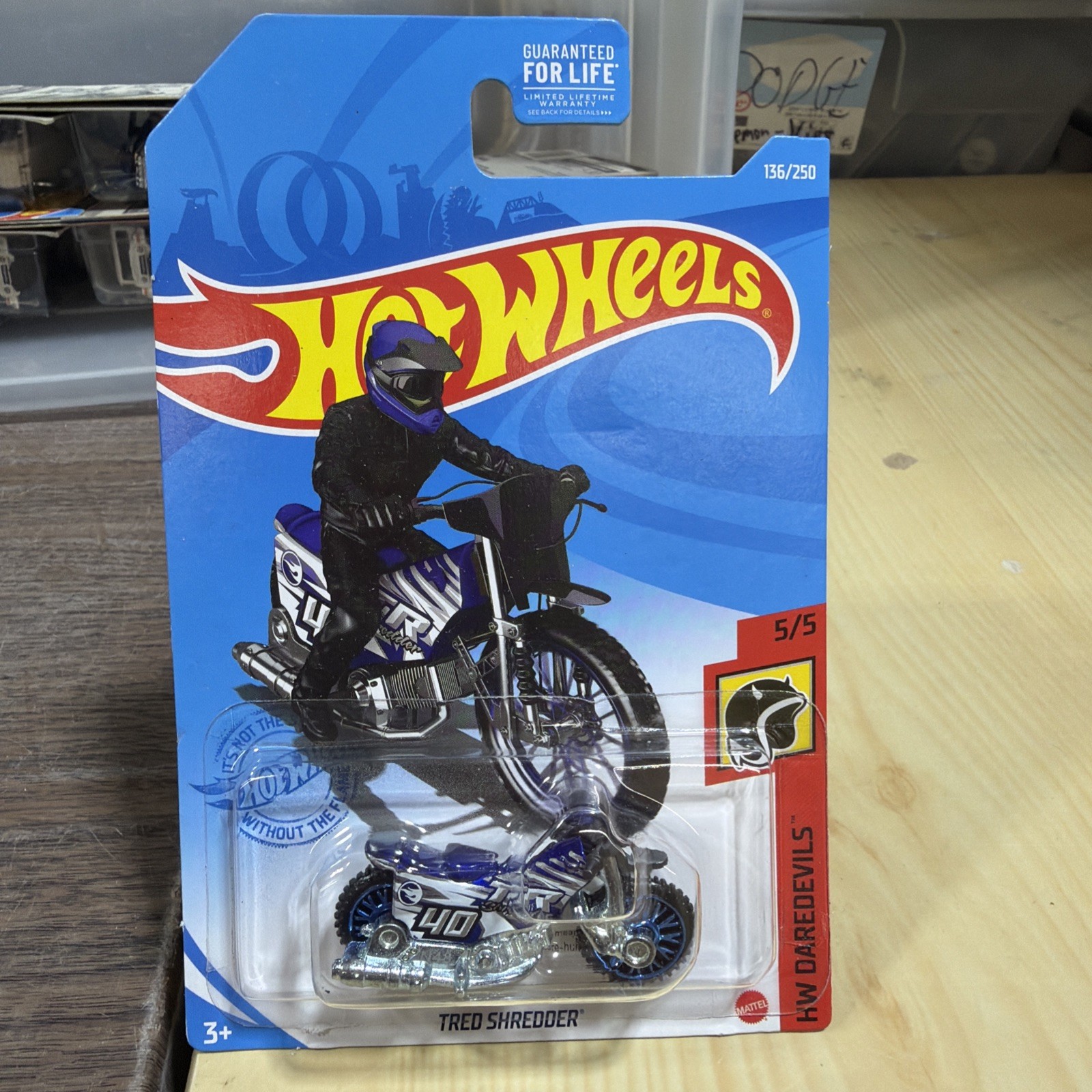 HOT WHEELS TREASURE HUNT 2021 TRED SHREDDER MOTORCYCLE