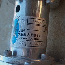 High Vacuum Apparatus Mfg. Inc. 122-0601 Manual Gate Valve 6in SS Class 150