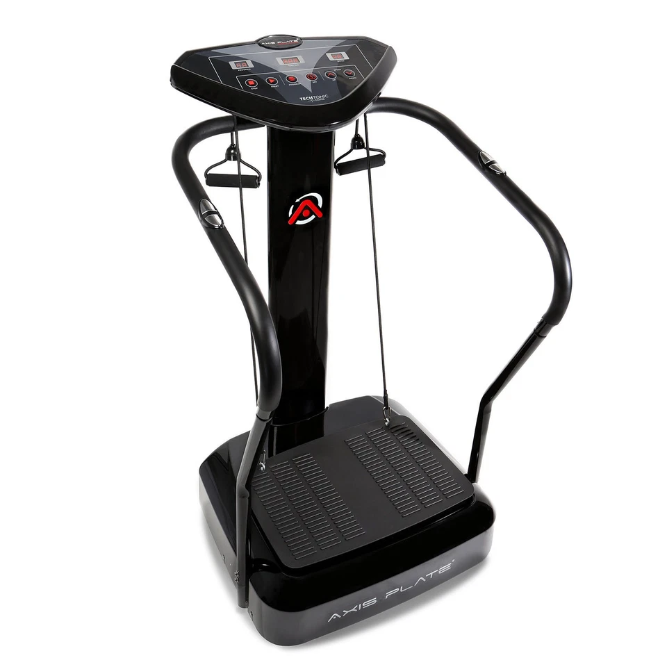 OPEN BOX - Vibration Machine Full Body Platform Fitness Vibration Plate w Straps - Image 2 of 4