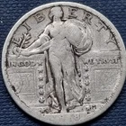 1918 S Standing Liberty Quarter 25c Better Grade #96580