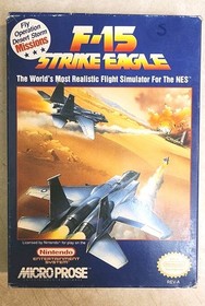 Nintendo NES Game: F-15 Strike Eagle