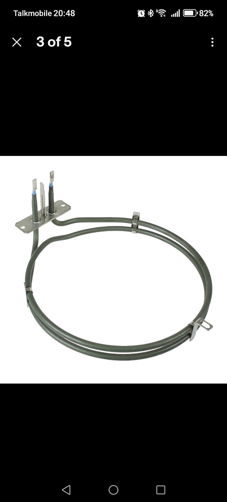 GENUINE Fan Oven Element 2000W, 240V for Hotpoint-Ariston