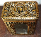 ANTIQUE NATIONAL LICORICE LOZENGES WAFERS DRUGSTORE COUNTER DISPLAY TIN & GLASS — photo 4