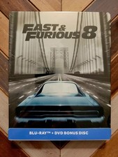 Fast Furious 8 SteelBook Blu-ray DVD 2017 2-Disc Brand New Sealed Bilingual