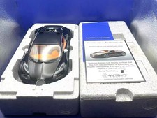 *SUPER RARE* Autoart 1/18 Bugatti EB 16.4 Veyron Sang Noir Black LIMITED 70961