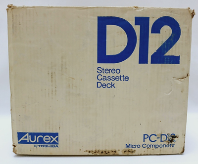 Aurex by TOSHIBA PC-D12 Micro Component Cassette Deck - Watch