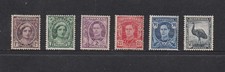 AUSTRALIA 1942 KING GEORGE VI COMPLETE 6 STAMPS SET
