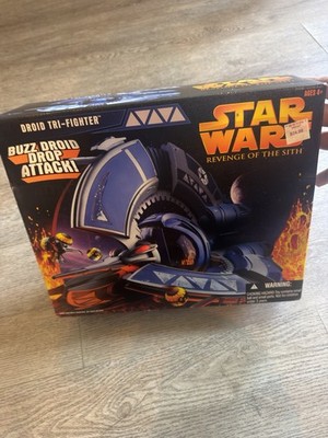 Star Wars Droid Tri-Fighter Revenge Of The Sith Buzz Droid Attack SEALED NEW NIP