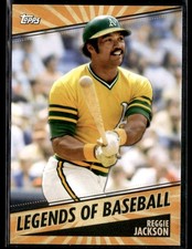 2021 Topps Opening Day #LOB-12 Reggie Jackson Legends of Baseball Card 3801J