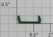 Lionel 87404-35 G Gauge Green Molded Plastic Grab Rail 1
