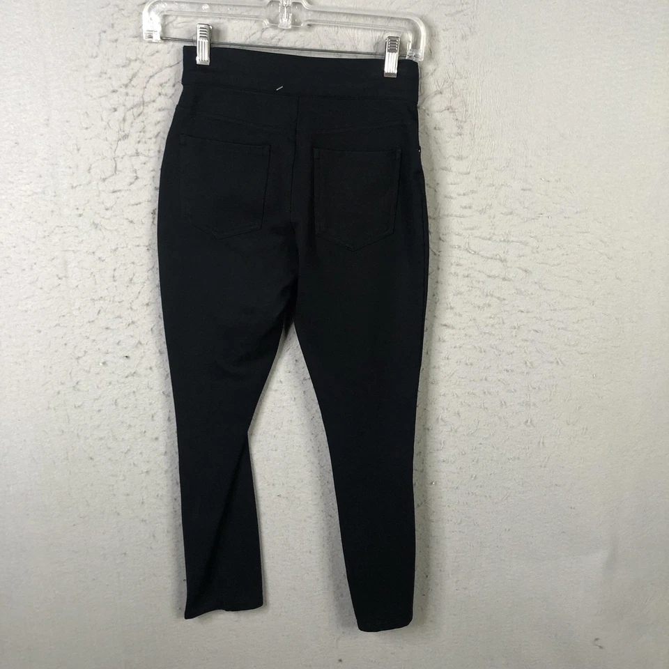 Spanx Pants Womens XS Black Ponte High Rise Skinny Leggings Pull On Shaping - Image 2 of 4