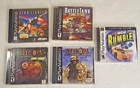 PS1 Game Lot 5 Star Fighter Spec Ops BattleTanx NASCAR Rumble