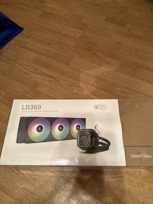 DeepCool LD360 Liquid Cooler 360mm 5th Gen Pump 3400 RPM AIO Real-time CPU
