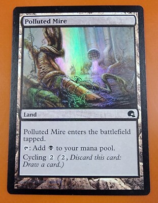 1x Polluted Mire | FOIL | PDS Graveborn | MTG Magic Cards