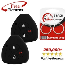 2 Remote Skin Jacket Silicon Rubber Cover For Toyota 3b (HYQ12BBY)