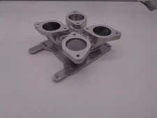 WEBER TWIN IDF TO HOLLEY 4-BARREL CARBURETOR ADAPTER RAT ROD  HOT ROD