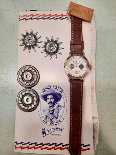 Orologio Winchester 1989 Twin, vintage anni 80, con speroni e foulard  omaggio | eBay