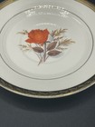 Triumph American Limoges Vermillion Rose Saucer Gold Trim Excellent Condition — photo 8