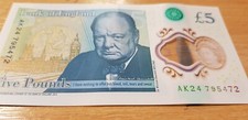 £5 Note AK24 795472