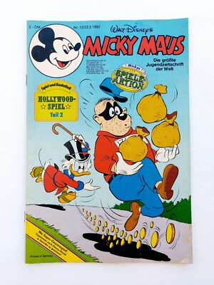 Ehapa - Micky Maus Nr. 12 / 1982  - Top Zustand / Z1 (mit Beilage & Sammel-Ecke)