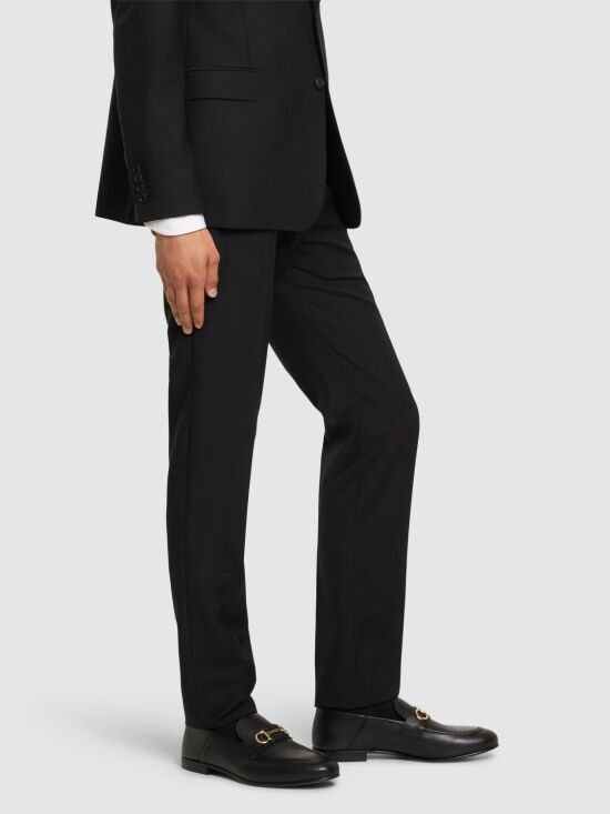 Ferragamo Gin leather loafers Black eBay