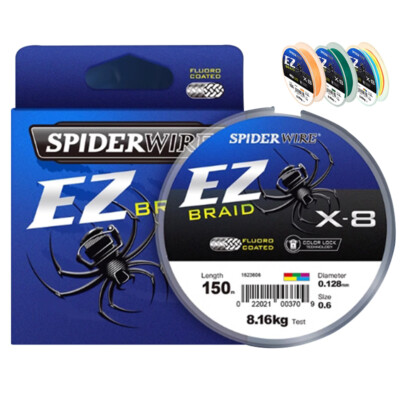 Spiderwire EZ Braid X8 PE Fishing Line Saltwater Fishing PE Line 150m