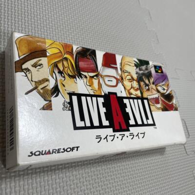 USED Live A Live Nintendo Super Famicom SFC SNES Japan Game w/Box ...