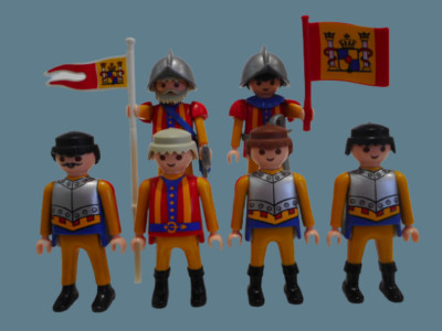 Playmobil 4294 4295 Spanier Conquistador Fahnen Helme Figuren Auswahl uvm.