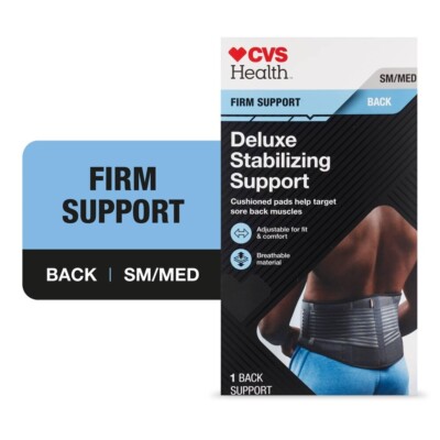 CVS Health Firm Support Back Deluxe Stabilizing Support, Small