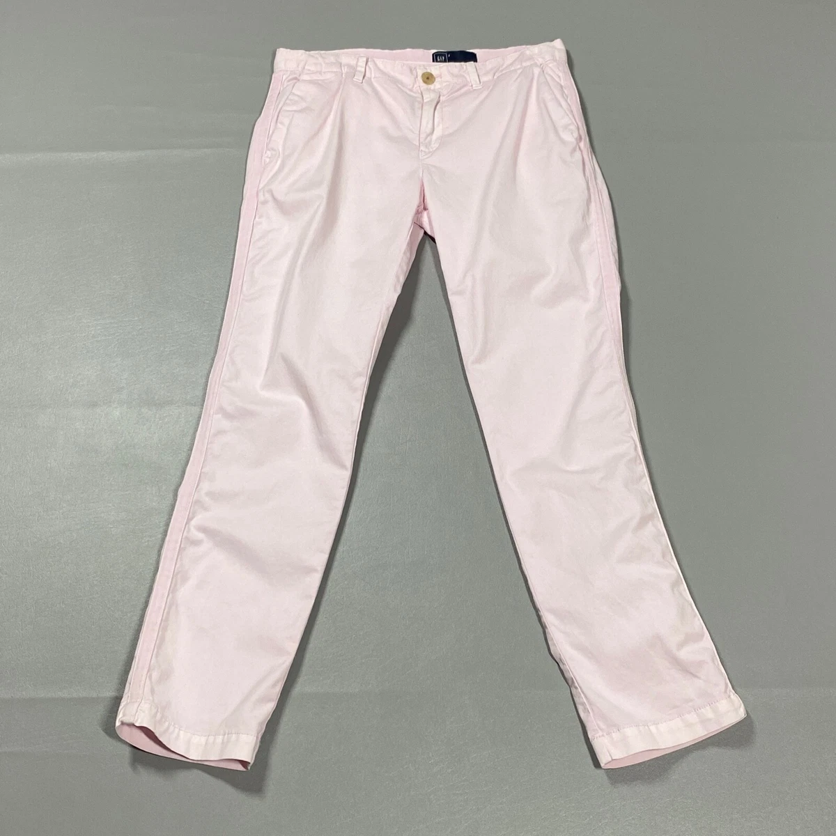 Gap Pants Womens Size 2 Pink Cotton Chino Stretch Casual Comfort