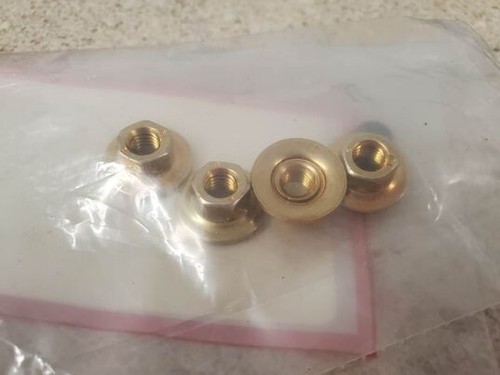 NOS VELVAC MOUNTING SCREW CAPS SET OF 4 WITH BLACK FOAM P/N 748449 NEW - Picture 3 of 3