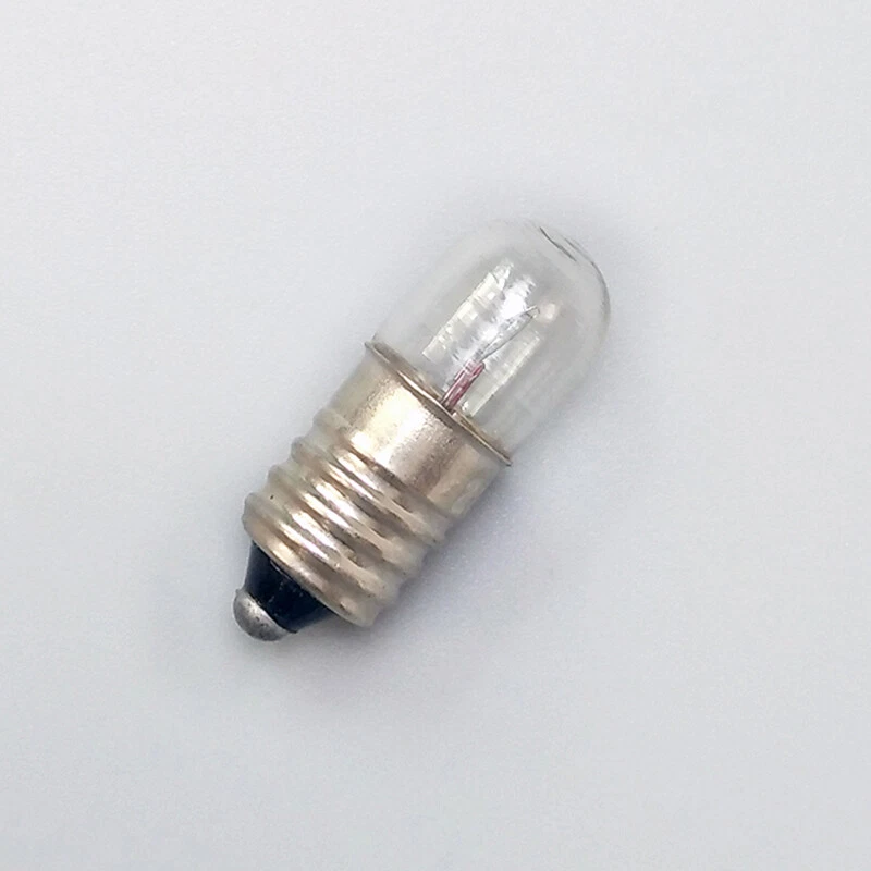 E10 Instrument Signal Indicator 6.3~36V 0.1~5W Warning Screw Bulb Lamp 28mmx9mm - Image 3 of 4
