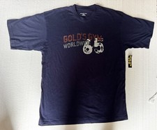 New - Gold's Gym Men  s Large Cotton T Shirt - Blue