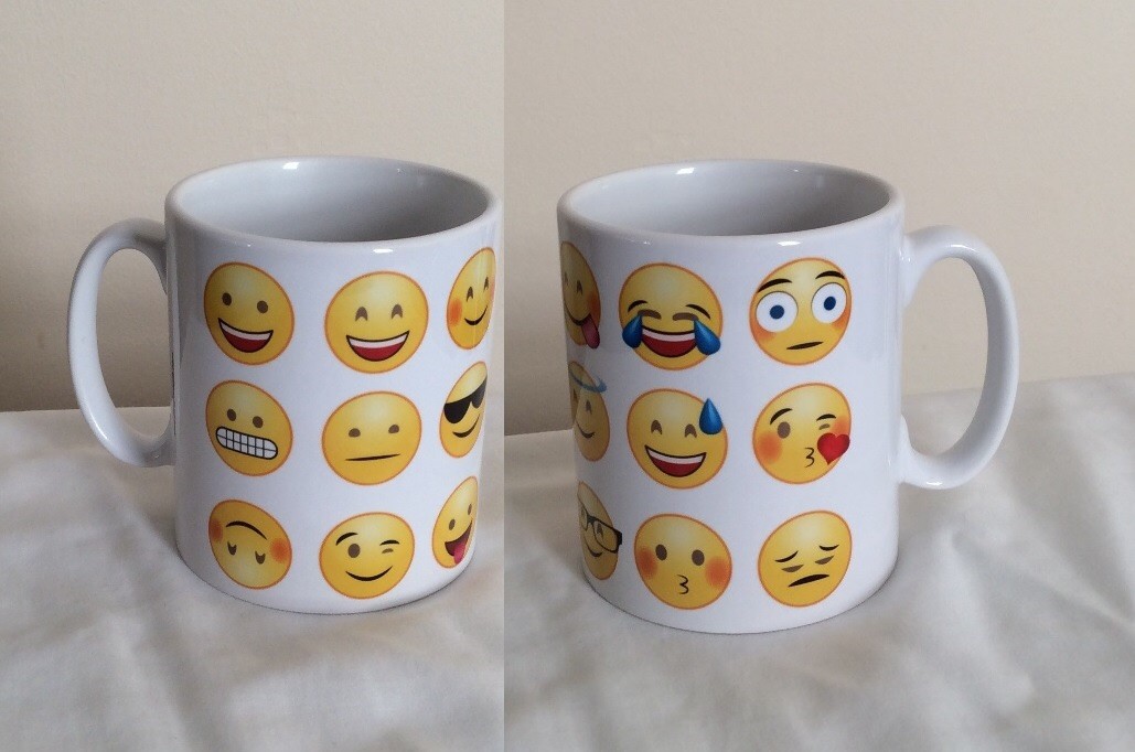 Emoticon Mug - Various Emoji’s. Fun Emoji Mugs. Birthday Gifts For Him Or Her