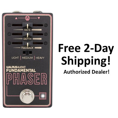 New Walrus Audio Fundamental Series Phaser Guitar Effects Pedal