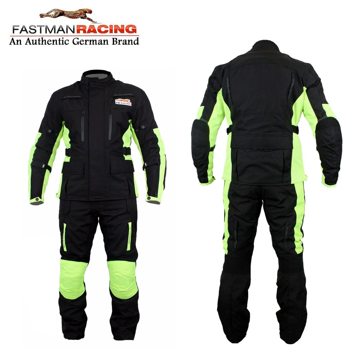 TUTA COMPLETO DA MOTO IN CORDURA GIACCA E PANTALONI S M L XL - Foto 5