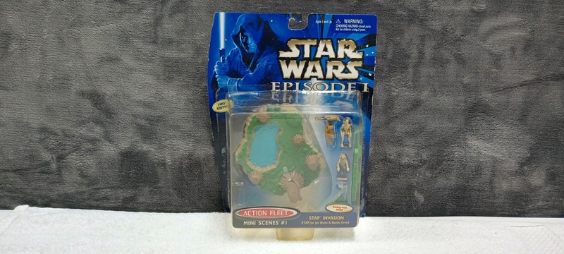 Star Wars Episode 1 Stap Invasion – 1st First Ed. - Action Fleet Mini-Scenes #1
