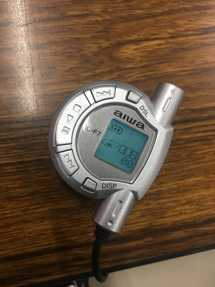 AIWA RC-F7 FOR AM-F7 remote control for Mini MD PLAYER,TEST AND WORK! - Image 2 of 3