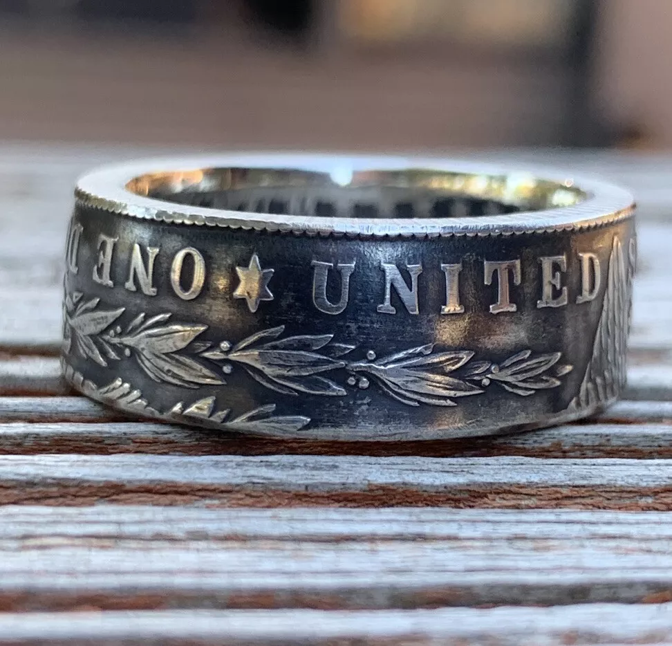 Peace dollar ring sale