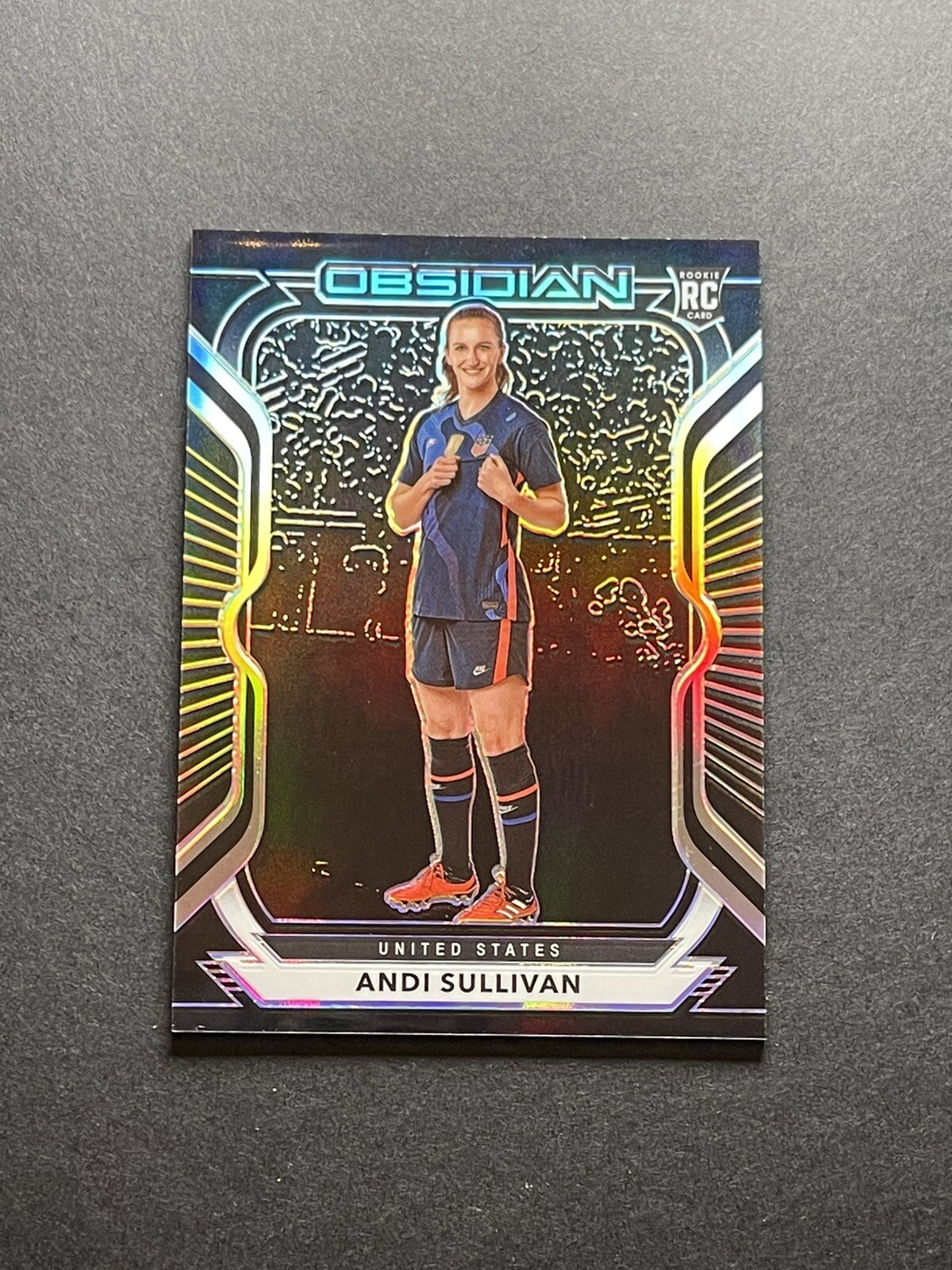 2020-21 Panini Obsidian Andi Sullivan #100 Rookie USWNT RC Spirit /195