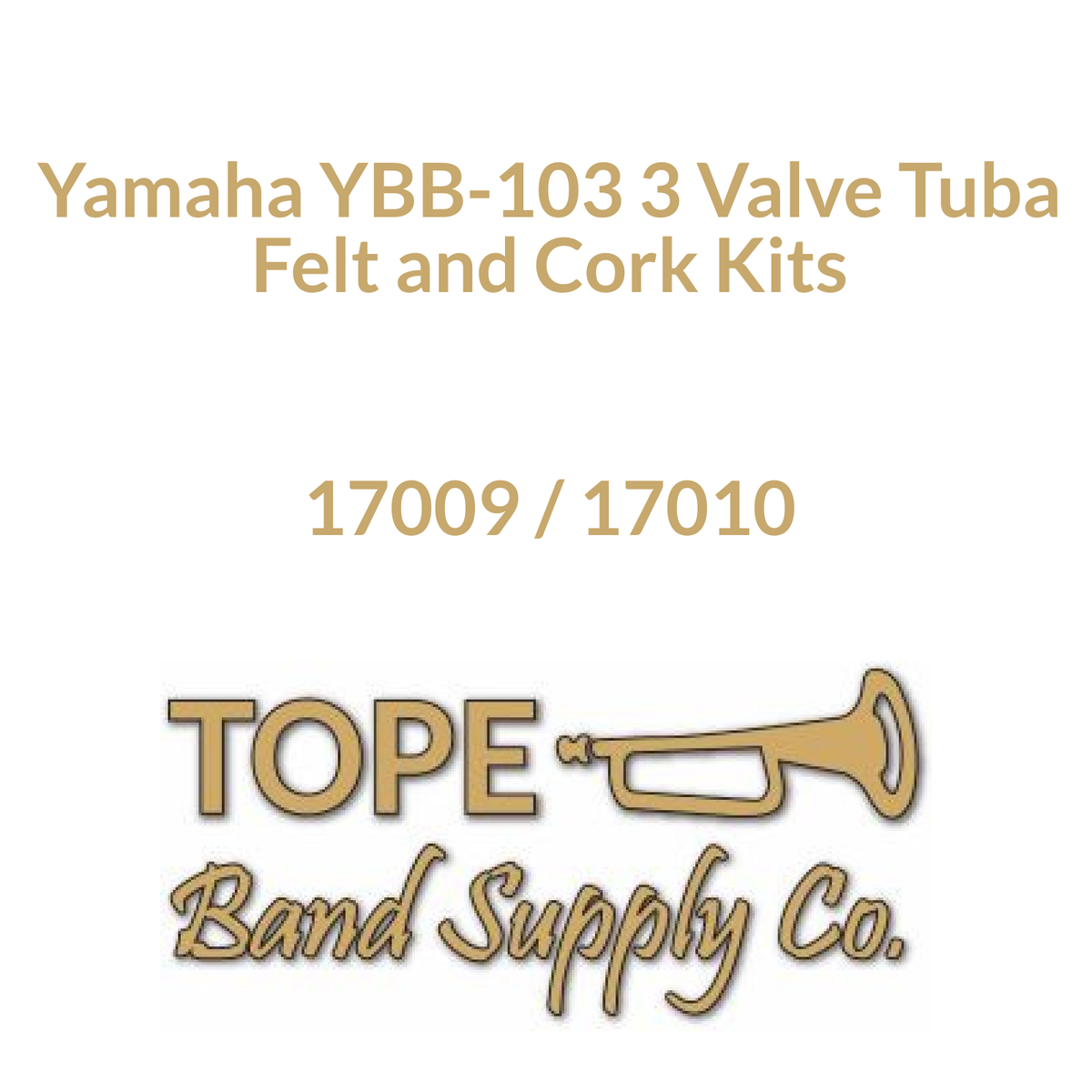 Yamaha YBB-103 3 Valve Tuba Felt and Cork Kit | eBay